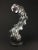 26 Inches Tall Abstract Original Sculpture by Jacob Burmood - Cold Cast Aluminum Artwork "Fluctuation" For Sale - Image 13 of 13