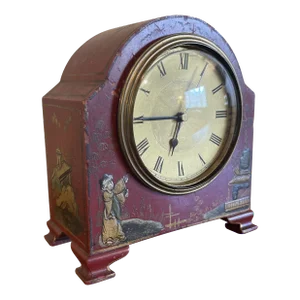 Antique English Chinoiserie Bracket Clock