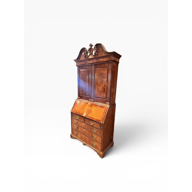English 1990s Alfonso Marina Spanish-Colonial Secretary Desk For Sale - Image 3 of 11