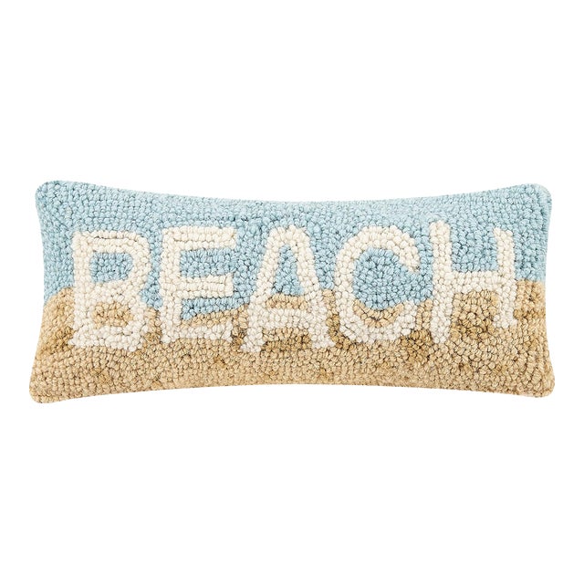 Beach Hook Pillow, 12" x 5" For Sale
