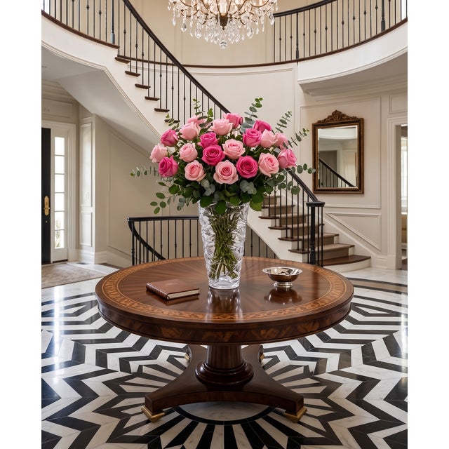 Always eye-catching, "Atlantic", the well-weighted and vintage crystal vase featured here was masterfully crafted and...