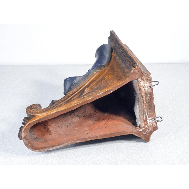 Sculpted Terracotta Shelf, 1800s For Sale - Image 10 of 18