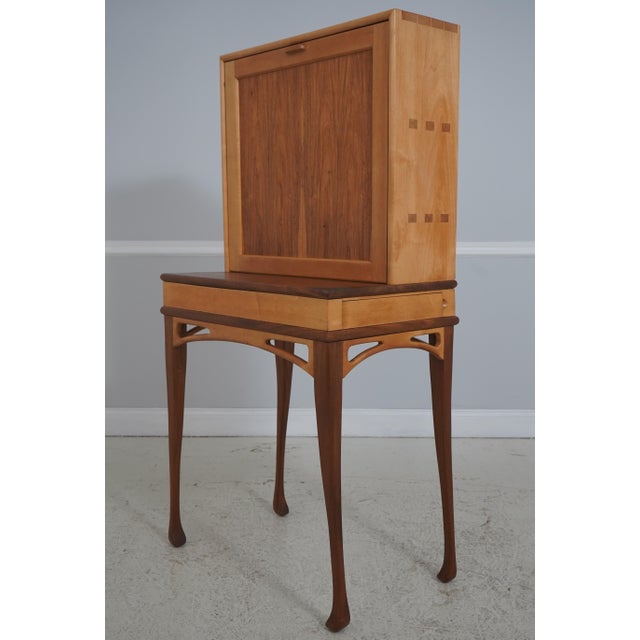 Age: Approx: 60 Years Old Details: Studio Crafted Bench Made High Quality Construction Mixed Wood Construction Fall Front...