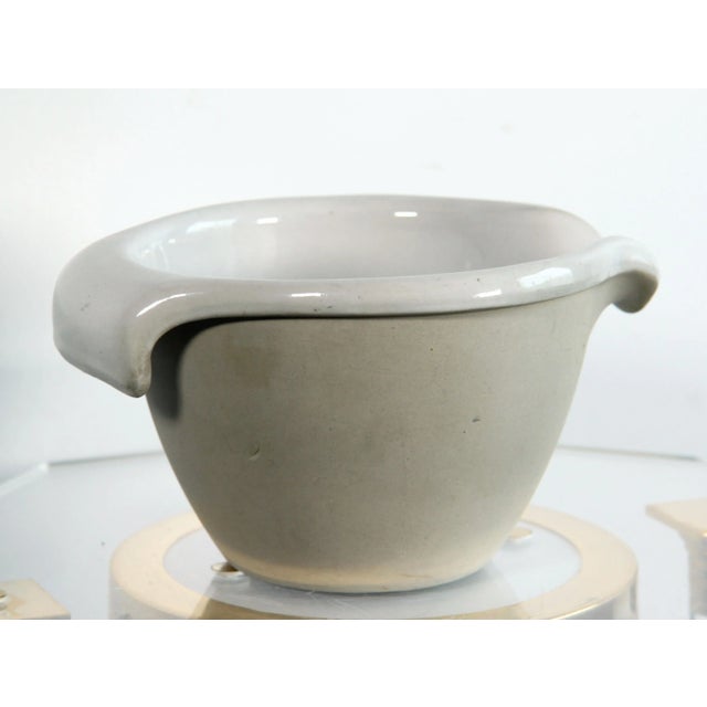 American 1970's Bennington Potters of Vermont Stoneware Batter Bowl For Sale - Image 3 of 10