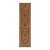 2.6x20Ft. Brunt Orange Persian Design Inspired Hand Knotted Wool Runner Rug For Sale