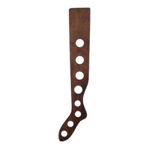 Vintage Wooden Sock Stretcher: Rustic Primitive Farmhouse Wall Decor