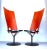 Set of Swivel Chairs by Borge Lindau for Bla Station, 1986 For Sale - Image 10 of 11