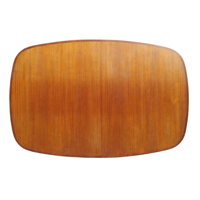 Brown 1960s Danish Modern Niels Moller Expandable Teak Dining Table by Gudme Møbelfabrik For Sale - Image 8 of 12