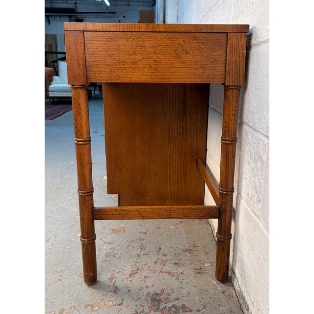 Mid 20th Century Mid 20th Century "Campaigner" Desk by Dixie Furniture For Sale - Image 5 of 13