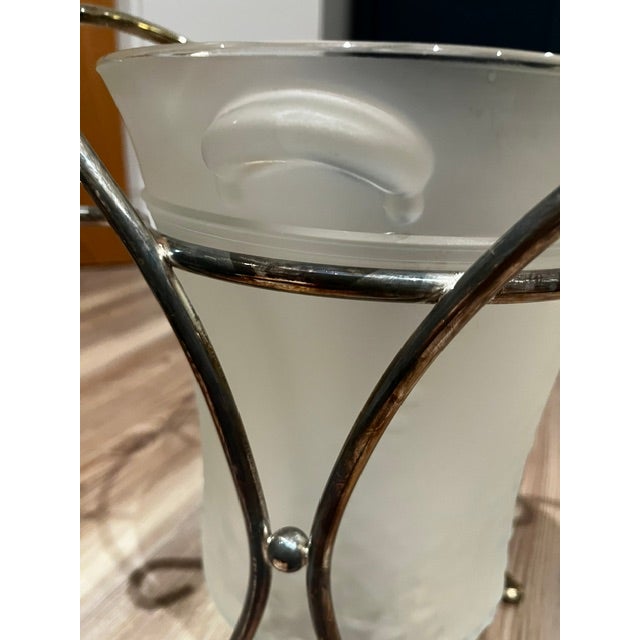 Vintage Godinger Champagne Celebration Ice Bucket with Holder For Sale In New York - Image 6 of 9