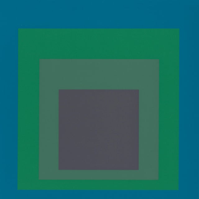 "Homage to the Square" serigraph by Josef Albers from the monumental "Formulation : Articulation" published by Harry N....