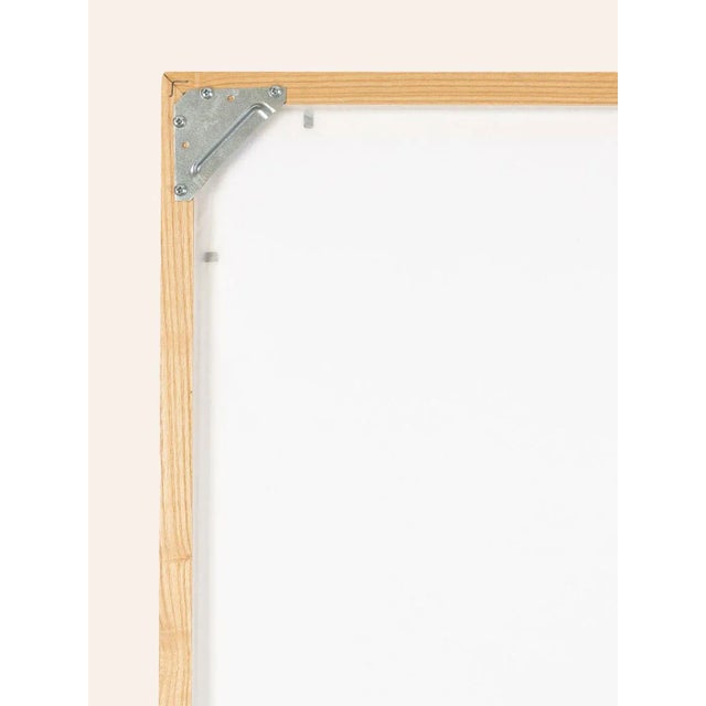 Paper In the Mountains, Mixed Media on Cardboard, Framed For Sale - Image 7 of 8