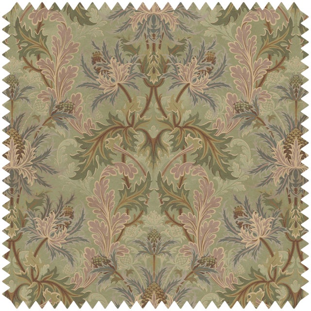 Light Green House Of Hackney Aquifolia Wallpaper - Apple For Sale - Image 8 of 8