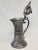 Late 19th Century Antique Circa 1900 Art Nouveau Kayserzinn "4010" Pewter Tankard With Monogram For Sale - Image 5 of 12