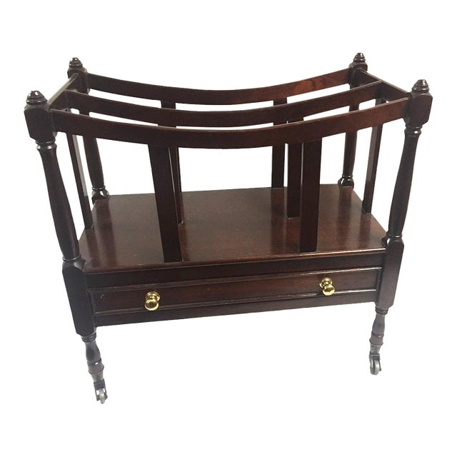 English Mahogany Canterbury For Sale