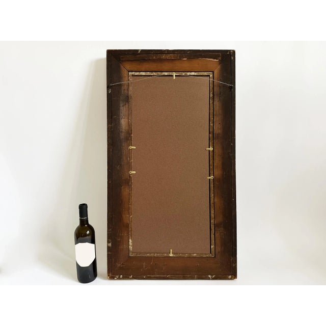 Late 19th Century 1890's Antique American Empire Style Mahogany and Gilt Mirror For Sale - Image 5 of 10
