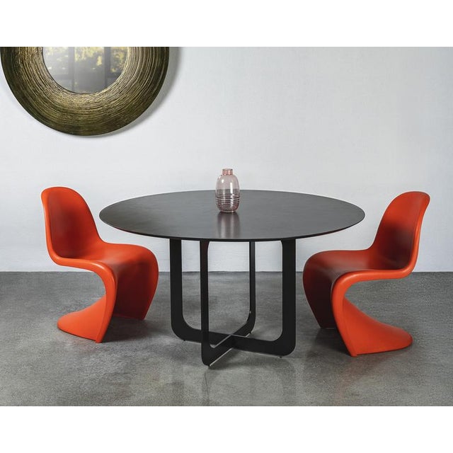 Not Yet Made - Made To Order Stone Dark Brown Settanta 1400 Round Dining Table by Disain1971 For Sale - Image 5 of 8