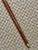 20th Century Brass Snake Head Wood Cane/Walking Stick For Sale - Image 9 of 10