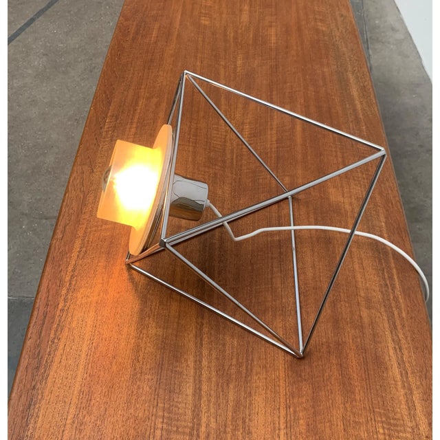 Italian Space Age Poliedra Table Lamp by Felice Ragazzo for Guzzini For Sale - Image 16 of 18