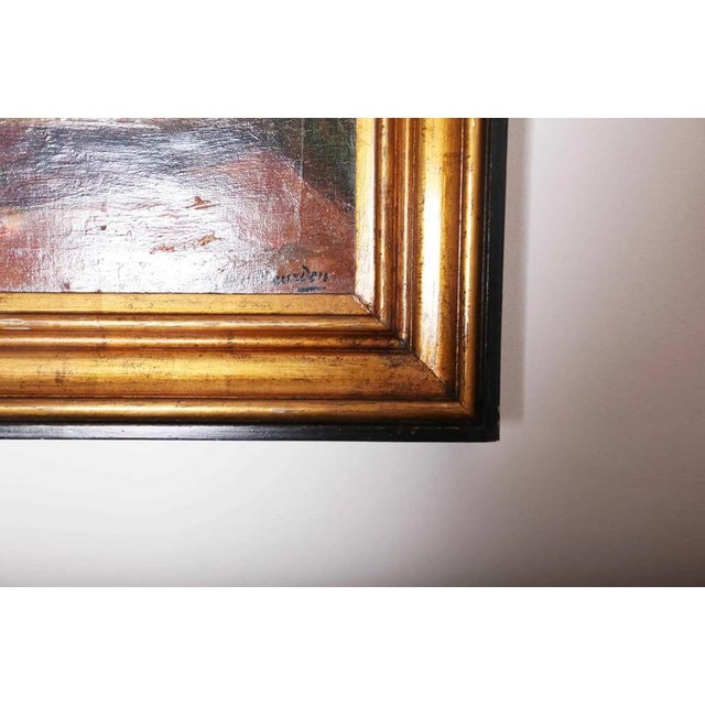 Alphonse Van Beurden, Flower Still Life, Oil Painting on Canvas For Sale - Image 4 of 5