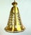 Special hanging lamp in the shape of a brass bell with crystals and a glass beaded edge. A refined and handmade item from...