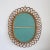 Vintage Italian Rattan Wall Mirror, 1960s For Sale - Image 8 of 9
