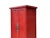 Oriental Classic Slim Red Lacquer Narrow Tall Storage Cabinet For Sale In San Francisco - Image 6 of 10
