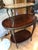 French French Style 3-Tier Marble Top Mahogany Accent Table For Sale - Image 3 of 9