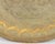 Indian Sunburst Motif Brass Circular Tray For Sale - Image 4 of 7
