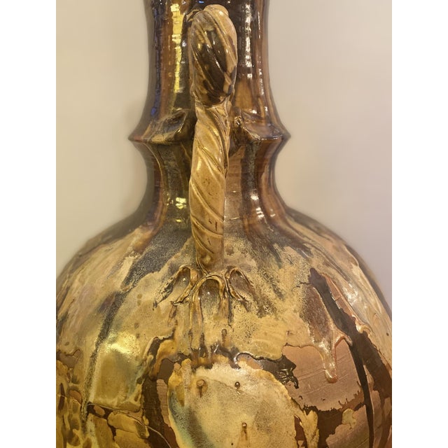 Monumental Flynn Sochon Pottery Vase For Sale - Image 11 of 12