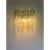 Green “tronchi” murano glass wall sconce hand-made in wather-green murano glass . hight italian handcraft, a luxury piece...