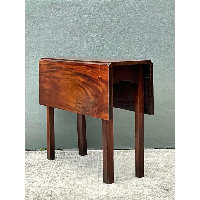 Vintage Drop Leaf Table For Sale - Image 10 of 12