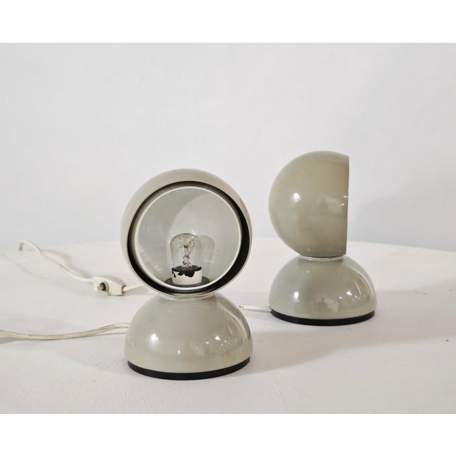 Eclisse Italia Table Lamps by Vico Magistretti for Artemide, 1965, Set of 2 For Sale - Image 6 of 18