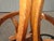 Antique Industrial Adjustable Swivel Oak Drafting Stool Barstool 1of3 ~ # 1 For Sale - Image 15 of 16