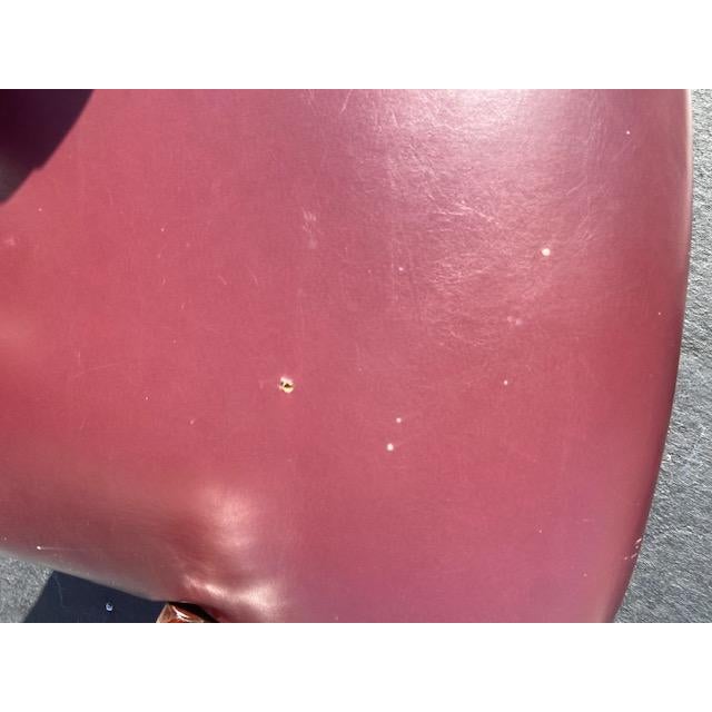 1970s 1970s Georgian Chippendale Style Eagle Carved Leather Armchair For Sale - Image 5 of 5