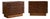 Late 20th Century Pair of contemporary Italian Sideboards with Brutalist Surface Design For Sale