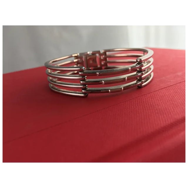 Early 21st Century Armani Sterling Bracelet For Sale - Image 5 of 11