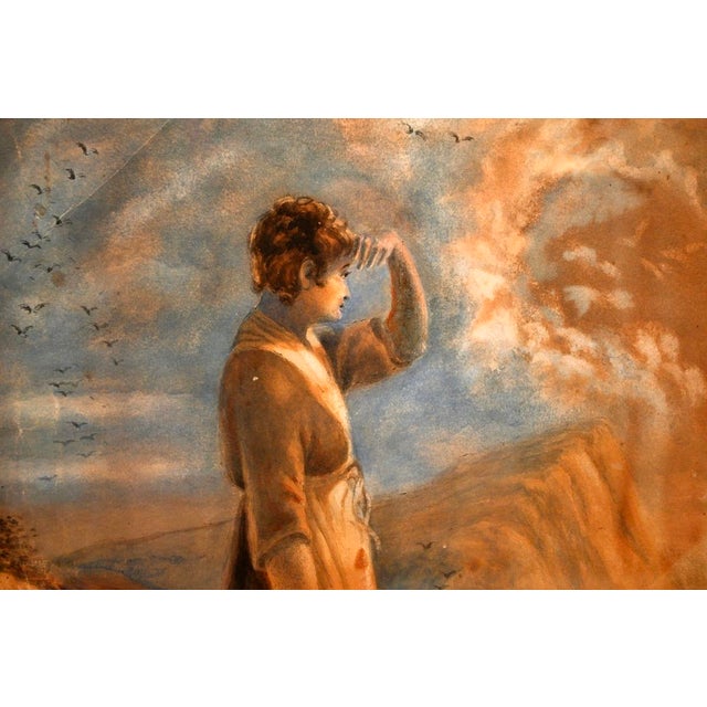 Figurative Composition, 19th Century, Watercolor, Framed For Sale - Image 4 of 9
