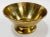 Brass Vintage Brass Faux Bamboo Rim Pedestal Bowl For Sale - Image 8 of 8