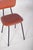 Mid-Century Modern Chair in Red Synthetic Leather, 1970s For Sale - Image 3 of 9
