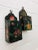 Wood Antique Hand Painted Hanging Boxes - a Pair For Sale - Image 7 of 11