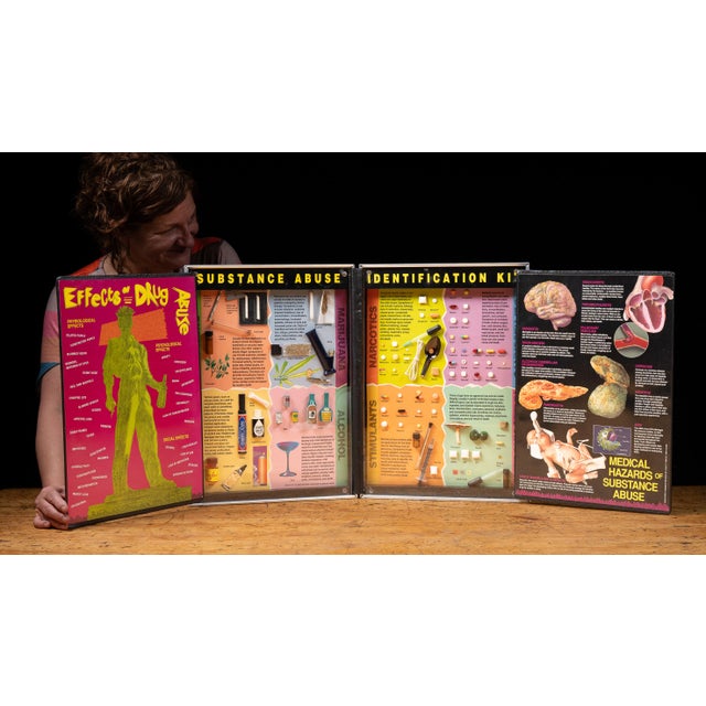 c. 1990s; Health Edco/WRS Group, Inc. - Waco, TX Educational classroom demonstration kit designed to teach drug awareness...