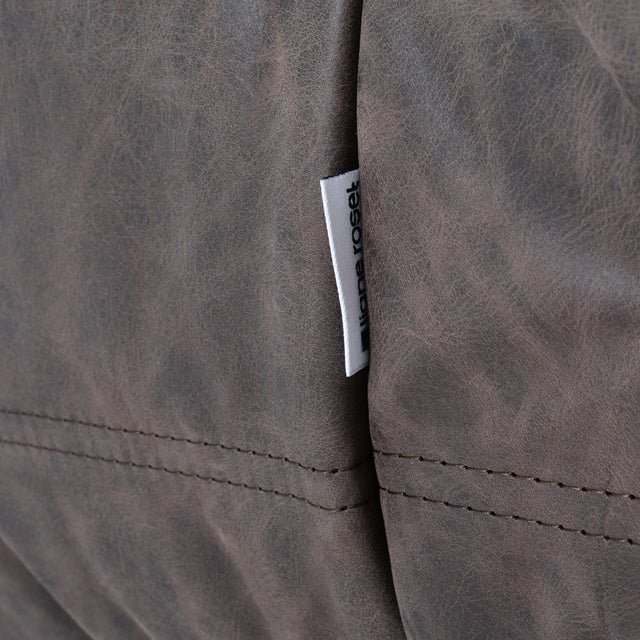 Vintage Togo Corner by Ligne Roset, Reupholstered in Mocha For Sale - Image 9 of 10