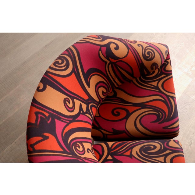 Ribbon Chair in Jack Lenor Larsen Momentum Fabric by Pierre Paulin for Artifort, 1990s For Sale - Image 10 of 17