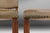 Wood Art Deco Dining Room Charis in Oak and Leather, 1940s, Set of 8 For Sale - Image 7 of 9