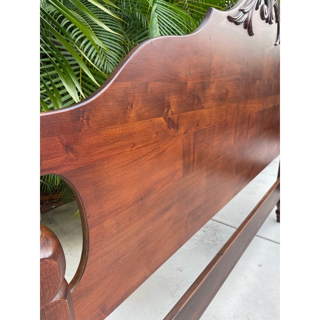 1990s Ethan Allen British Classic King Size Bed Chairish