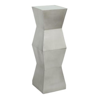 1980s Geometric Pedestal Floor Lamp For Sale