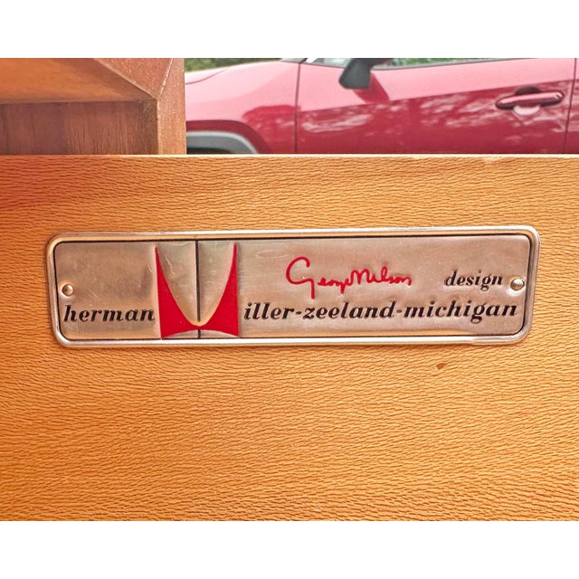 Brown Thin Edge Chest of Drawers by George Nelson for Herman Miller For Sale - Image 8 of 9