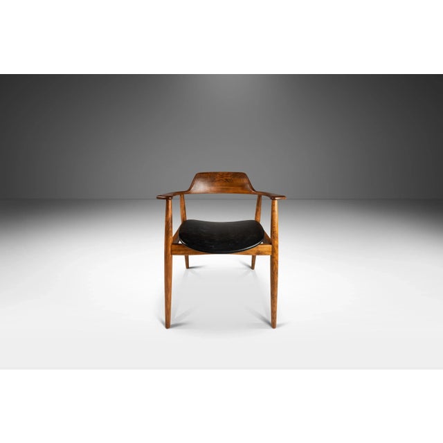 1950s Set of Two 2 Model 411 Armchairs in Solid Beech by Hartmut Lohmeyer for Wilkahn, Germany For Sale In Orlando - Image 6 of 13