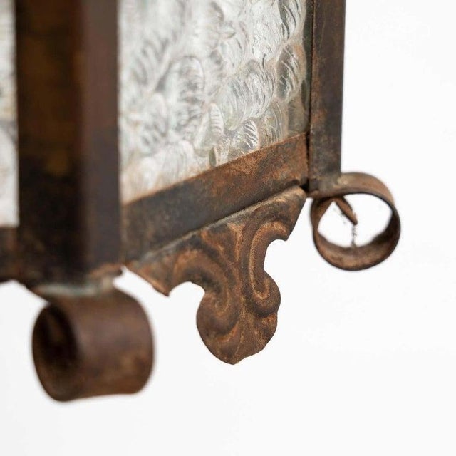 Metal Vintage Metal Pendant Lamp, 1950 For Sale - Image 7 of 15